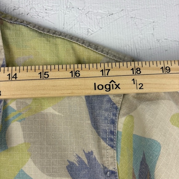 Nigel Cabourn Collection Element Yellow and Blue Canvas Camo Button Down Shirt M - Picture 3 of 8